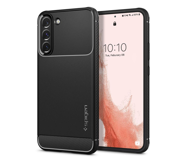 SPIGEN Etui RUGGED ARMOR do Samsung S22 MATTE BLACK - 721574 - zdjęcie